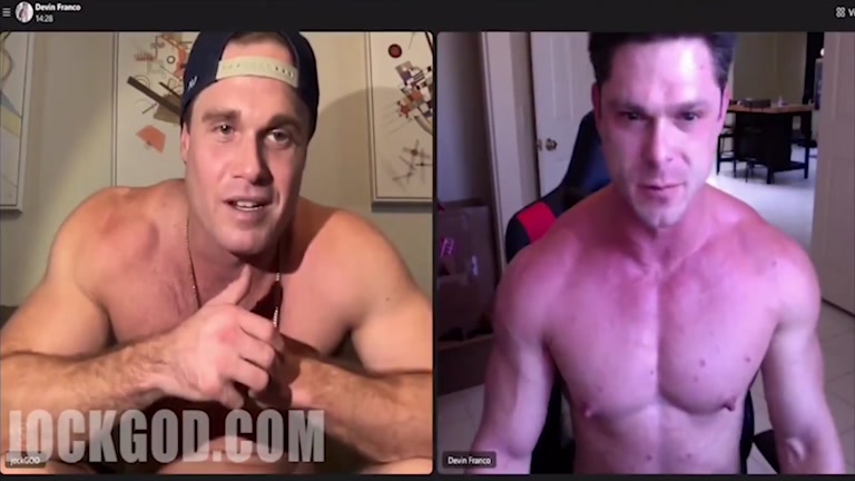 muscle hunk verbally abuses gay porn star on video chat