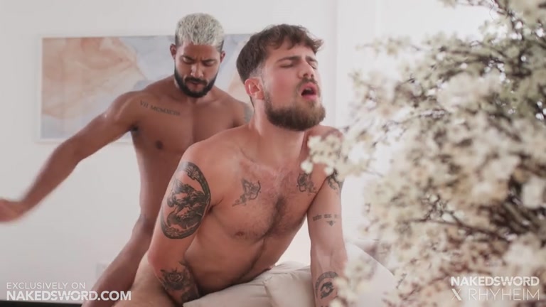 bearded sexpot gets his hairy asshole stretched by latin cock