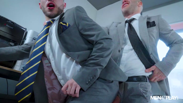 executive's ripped trousers catches the boss' attention