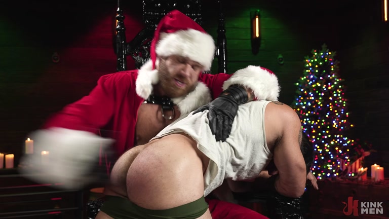 Santa Fucks Naughty Boy with a Candy Cane