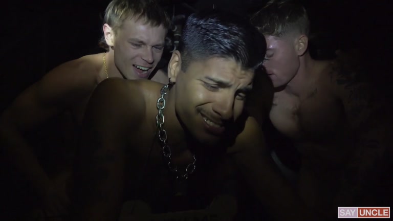 College Pledge Must Endure Bareback Gang Bang Before He's Accepted