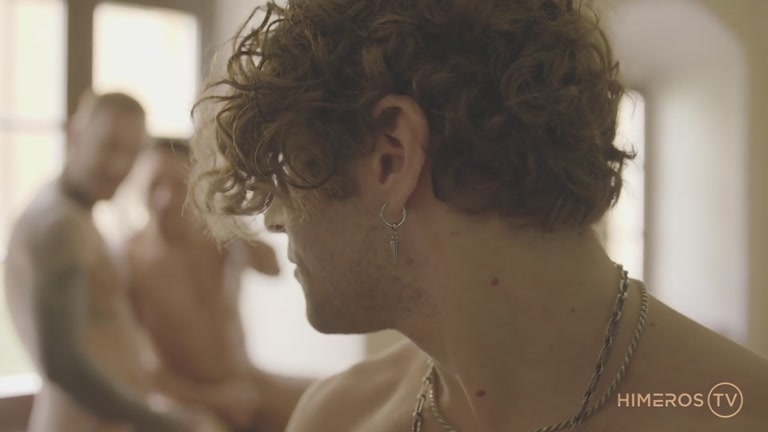 Bratty Bottom in Dunce Hat Sits in Corner While His Partners Have Sex without Him