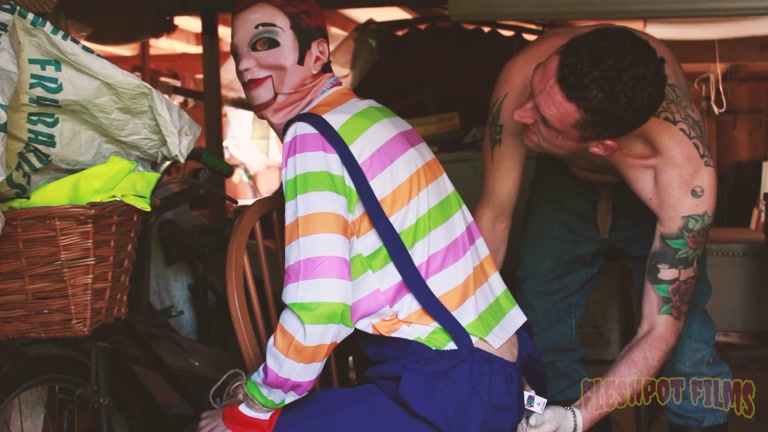 Human Puppet Turns the Table on His Clown Master