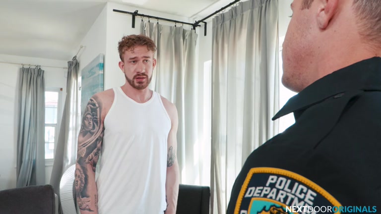 Sexy Cop Gets Laid During a Routine Wellness Check