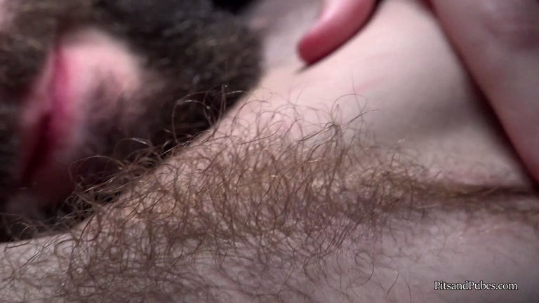 Bearded Man Teases Us with His Bushy Pubes & Hairy Armpit