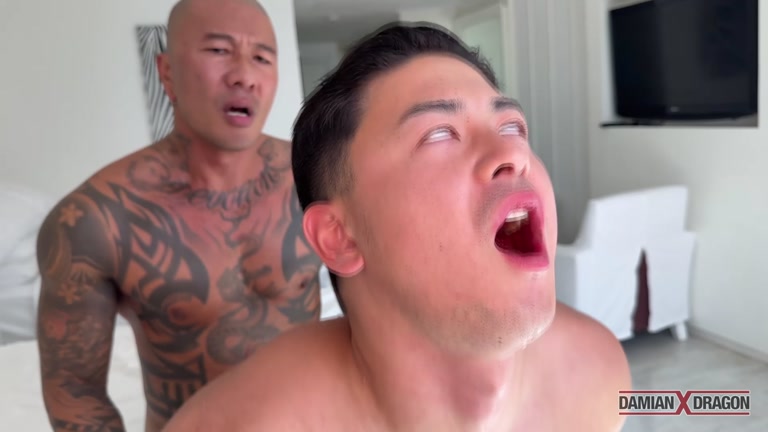 Japanese Jock Submits His Ass to Man's Thick Meaty Cock