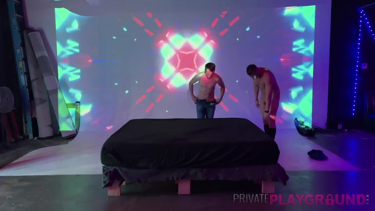 Hooded Bottom Gets Fucked by 5 Hung Tops