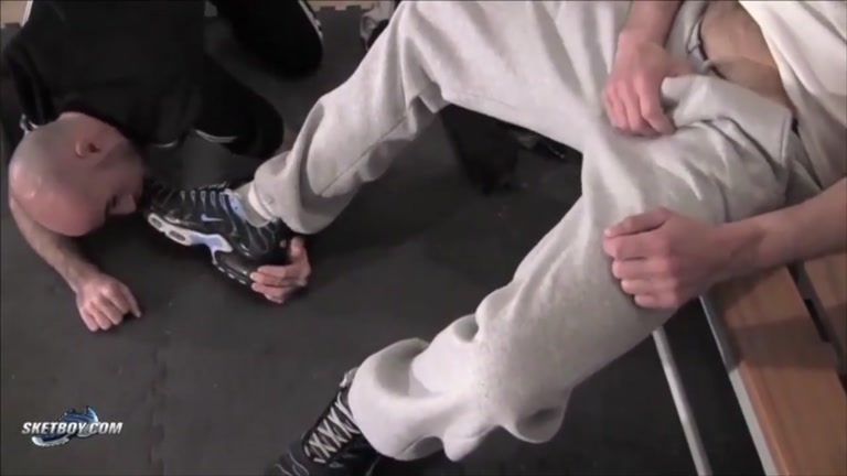 Rascal Gropes his Crotch While Buddy Licks his Sneakers