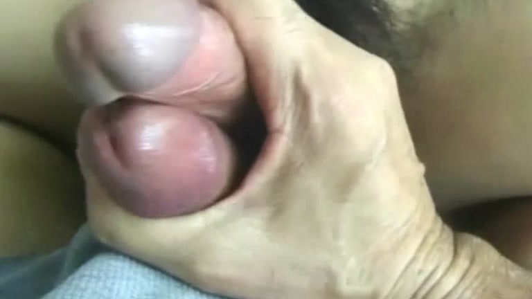 Japanese Twink Strokes Two Dicks in his Fist Before Anal