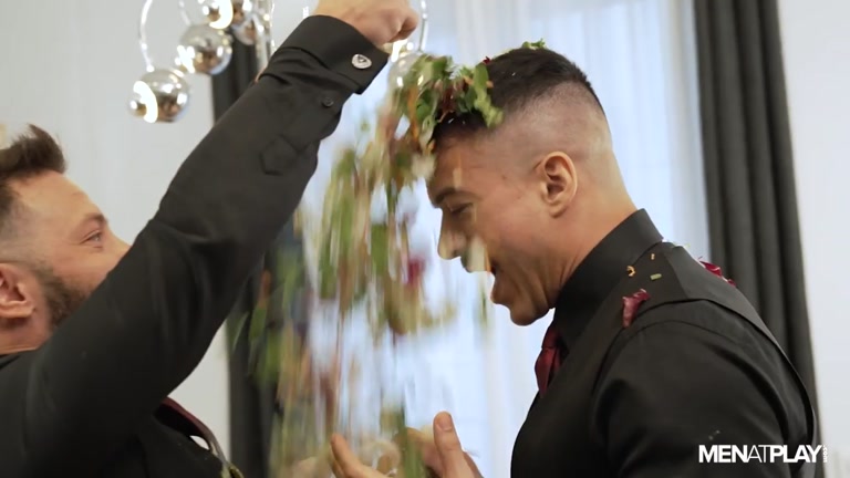 Caterers Getting Into a Food Fight & Fuck