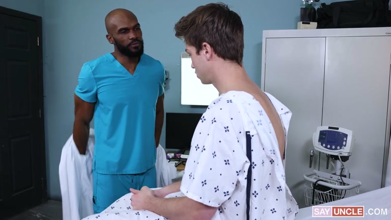 Hung Doctors Shows Patient How to Get Over Panic Attacks By Riding His Cock