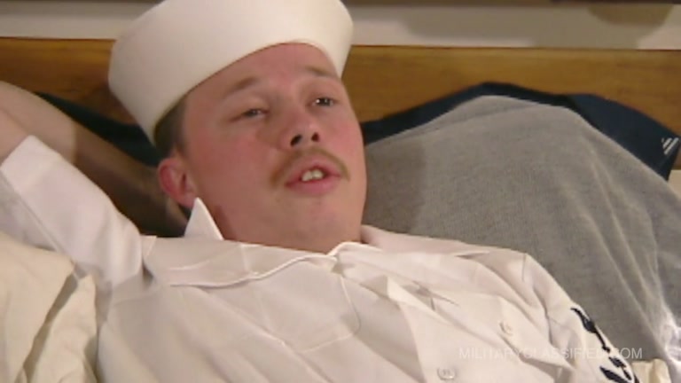 Young Sailor Strips Off Uniform & Fucks Ass Like Crazy