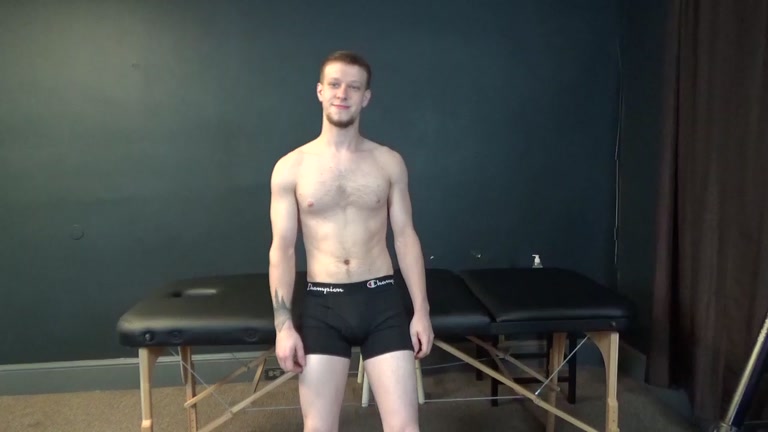 Straight Ginger Finishes Off His Big Dick After Blowjob