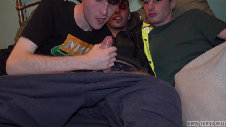 Young Beautiful Guys Share Sexy Lad's Thick Cock