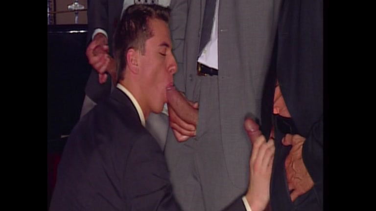 Four Men Pull Out their Cocks to See Who Has the Biggest