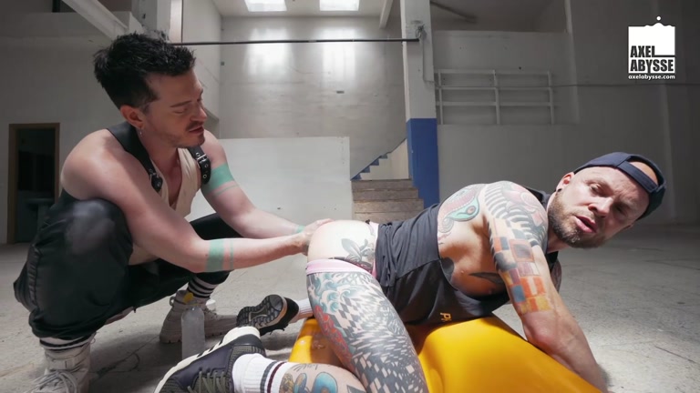 Fisting Bottoms Wreck Each Other's Holes in a Warehouse